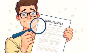 Cómo leer y comprender un contrato de préstamo