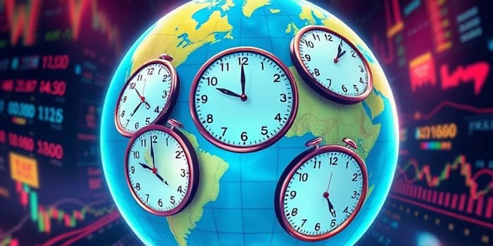 Apertura, cierre y horarios de negociación en distintos mercados